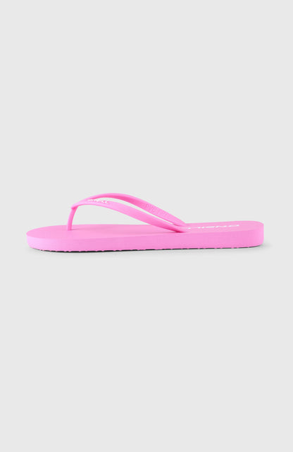 Profile Small Logo Sandals Women Electric Fuschia