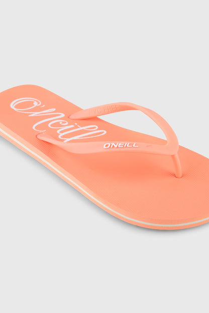 Profile Logo Sandals Women Funky Peach