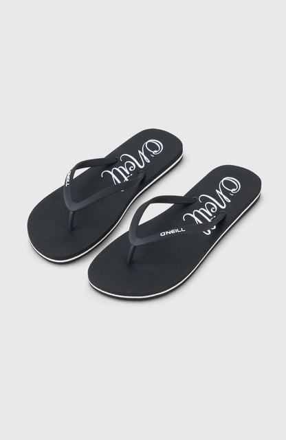 Profile Logo Sandals Women Black Out