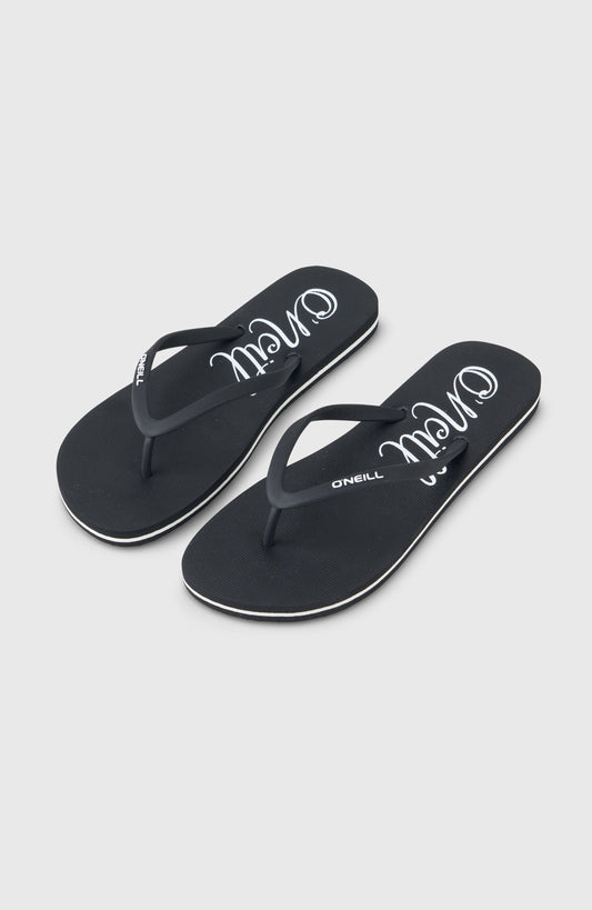 Profile Logo Sandals Women Black Out