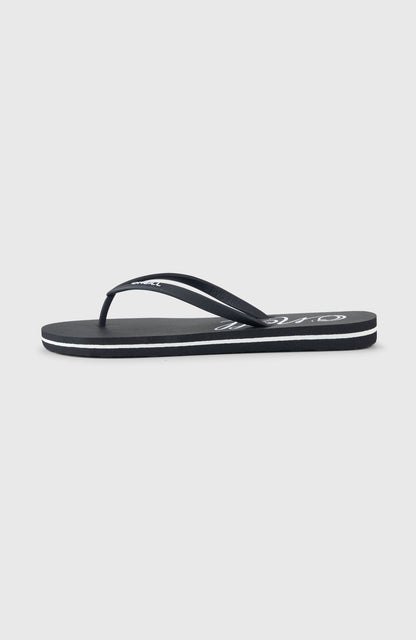 Profile Logo Sandals Women Black Out
