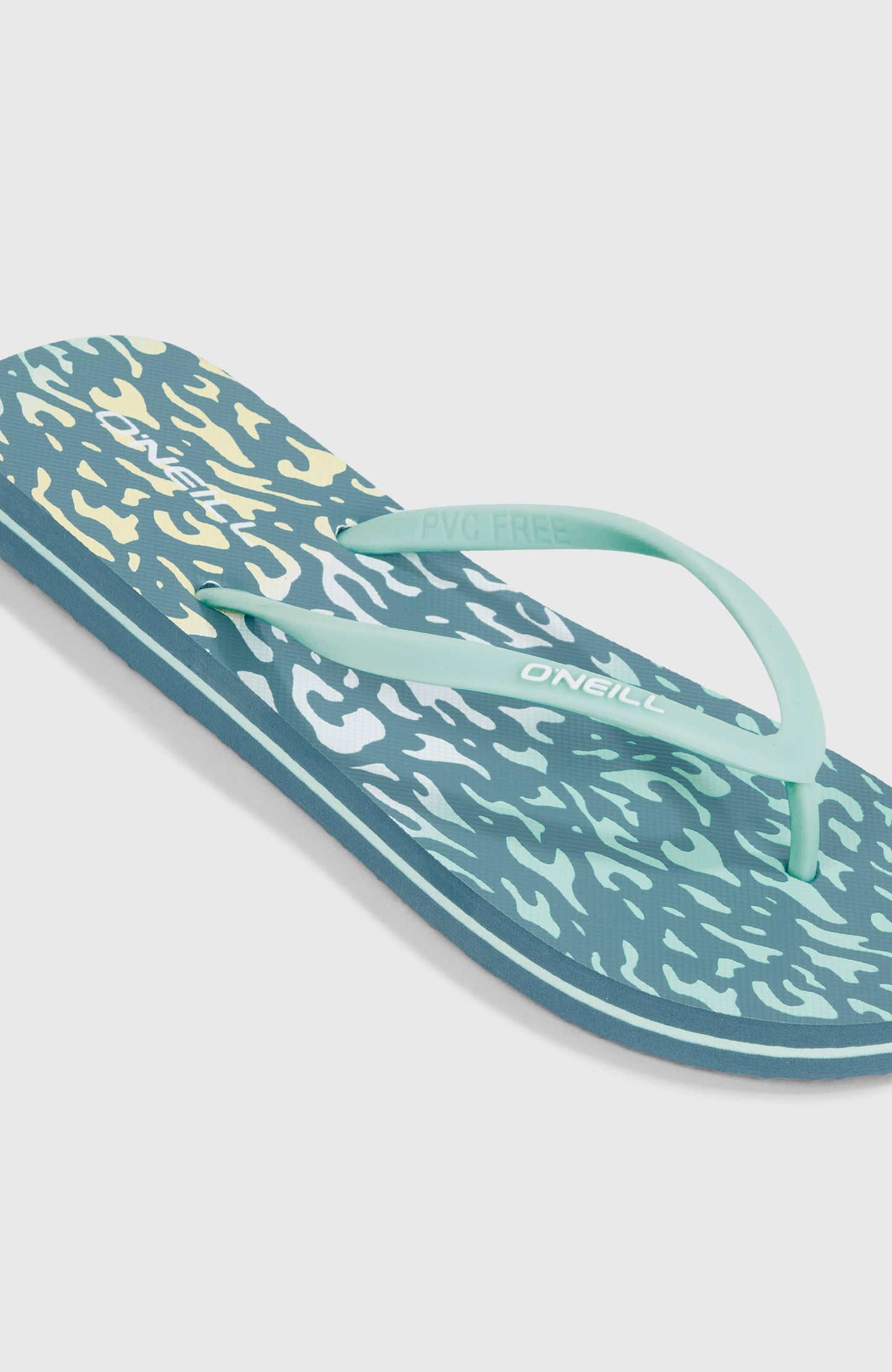 Profile Graphic Sandals Women Yellow Animal Blur