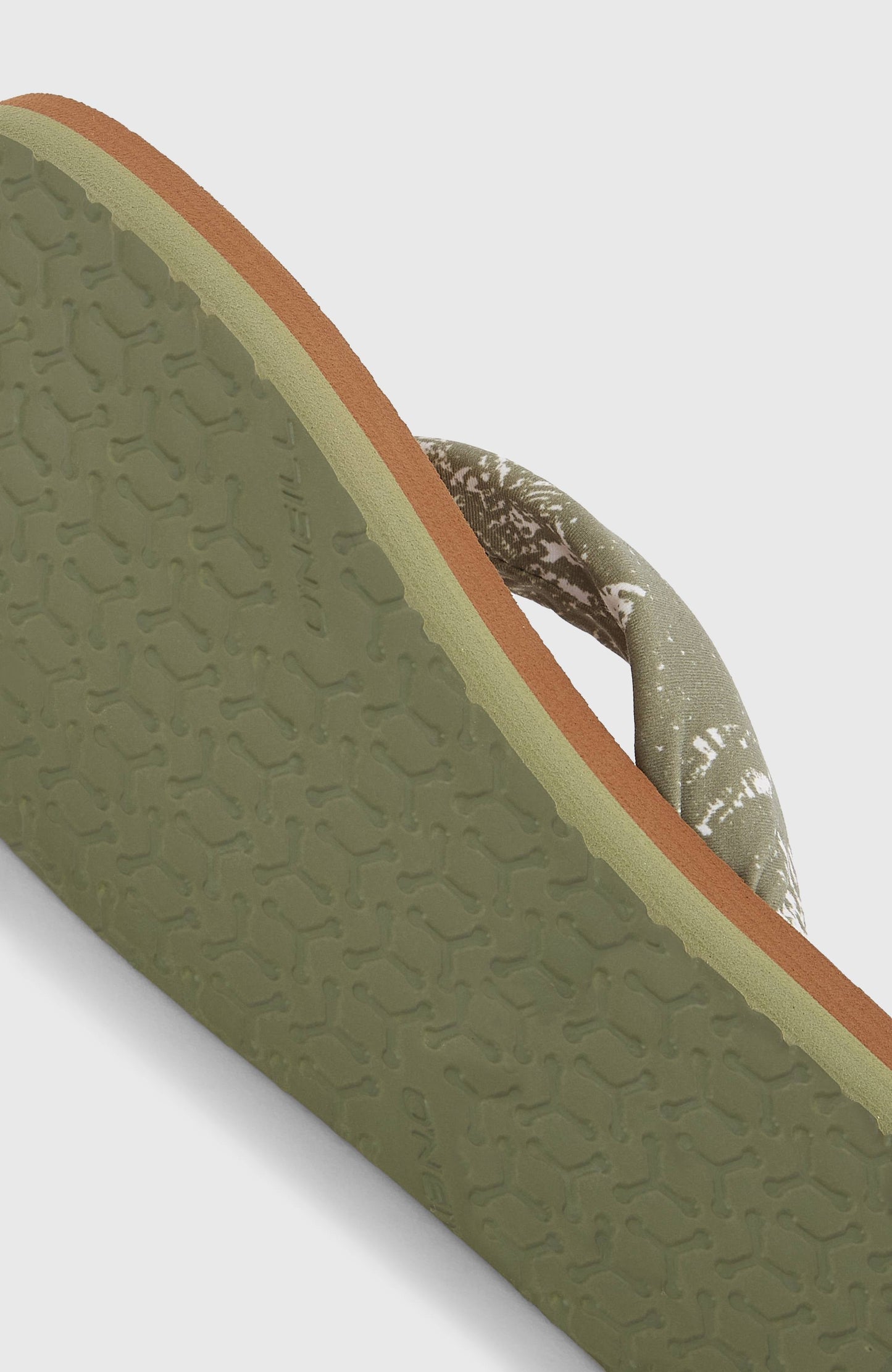 Ditsy Sun Sandals Women Green Textured Jungle