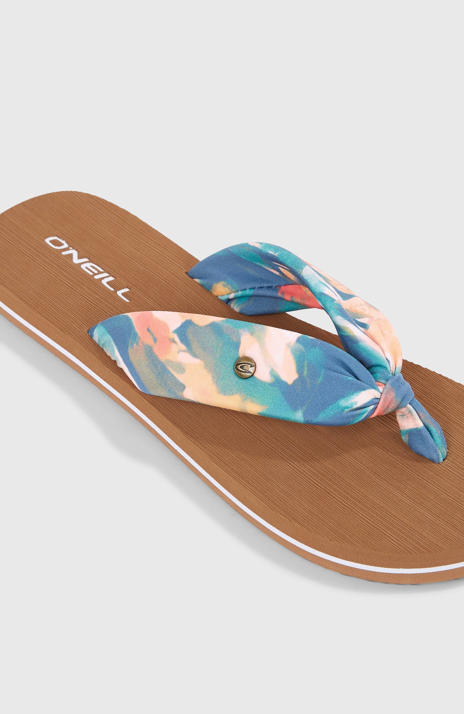 Ditsy Sun Sandals Women Blue Painted Tropics