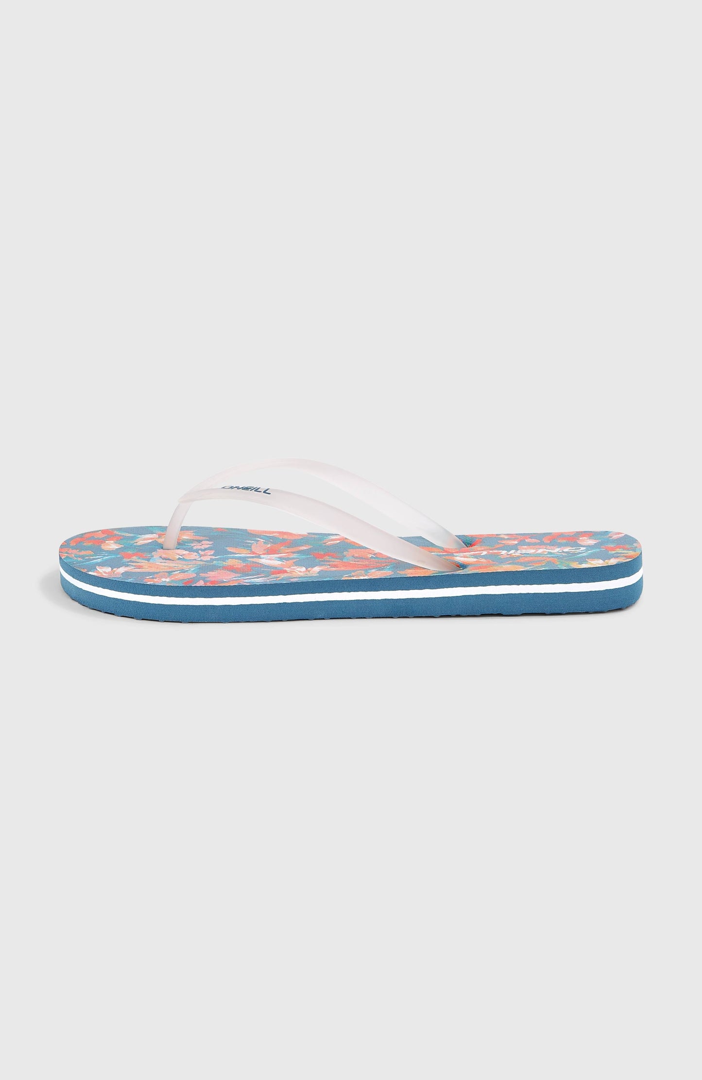 Profile Graphic Sandals Women Blue Painted Tropics