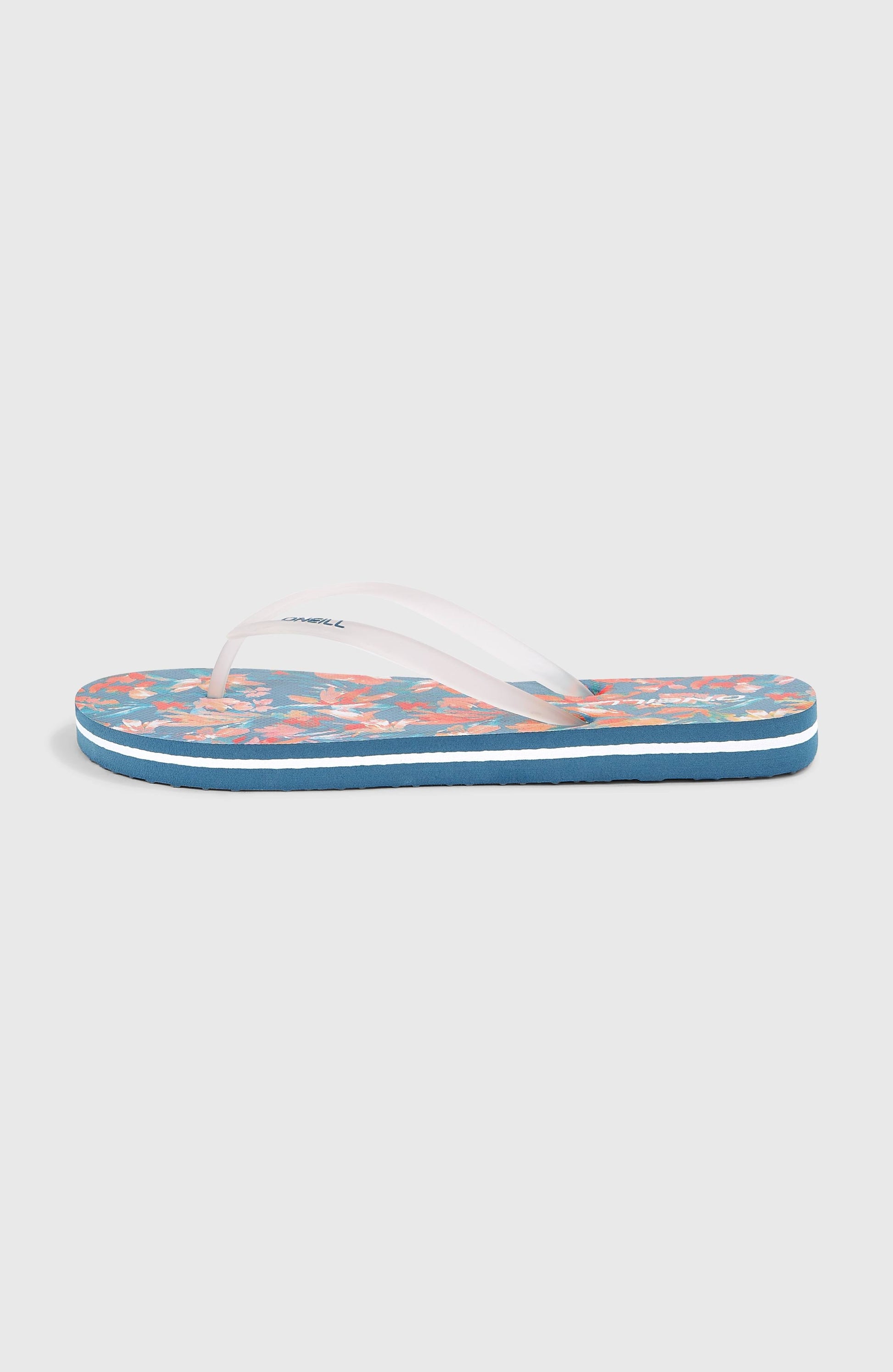 Profile Graphic Sandals Women Blue Painted Tropics