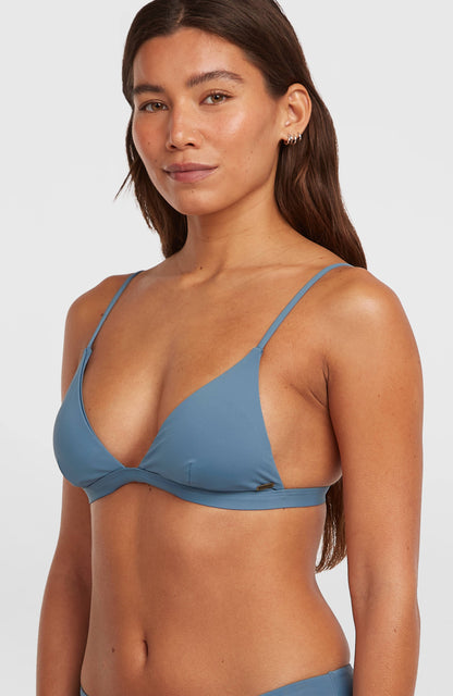 Seaside Tri Bikini Top Women Copen Blue