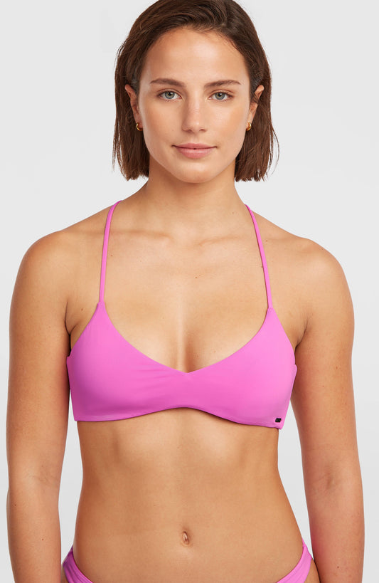 Huntington Bralette Bikini Top Women Electric Fuschia