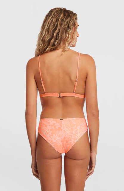 Seaside Tri Bikini Top Women Funky Peach