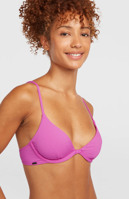 Honopu Rockey Bikini Set Women Electric Fuschia