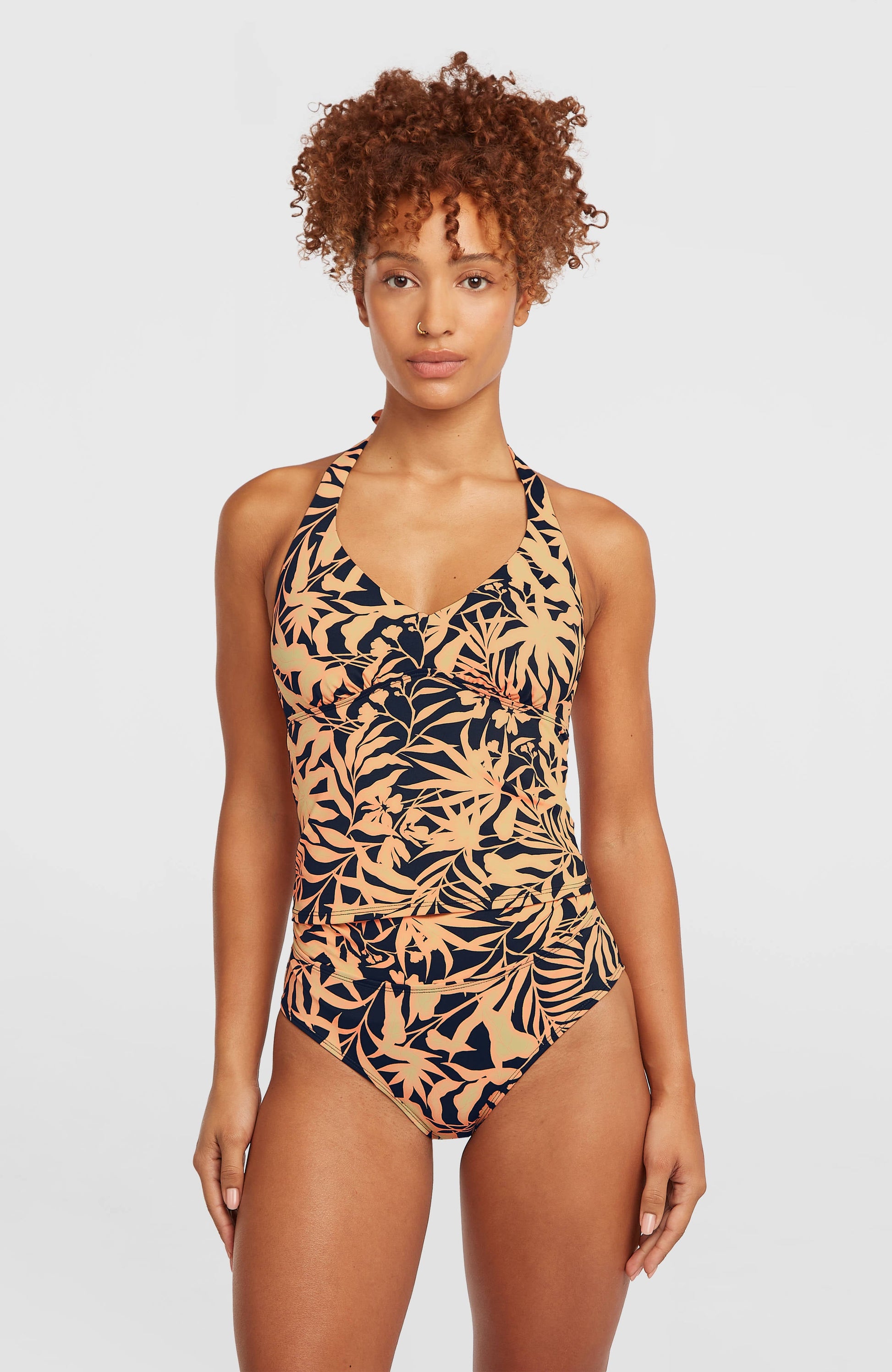 Tankini Bikini Set Women Black Brazillian Sun