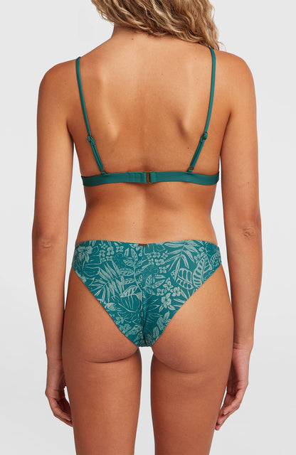 Amy Bikini Bottoms Women Green Island Sky