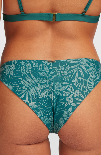 Amy Bikini Bottoms Women Green Island Sky