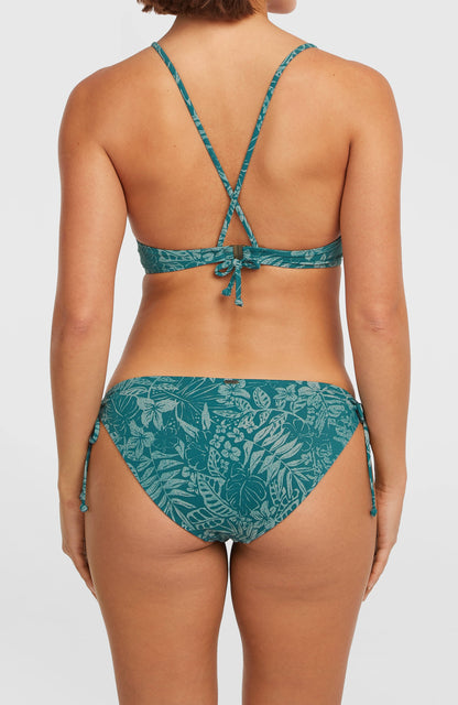 Rita Side-Tie Bikini Bottoms Women Green Island Sky