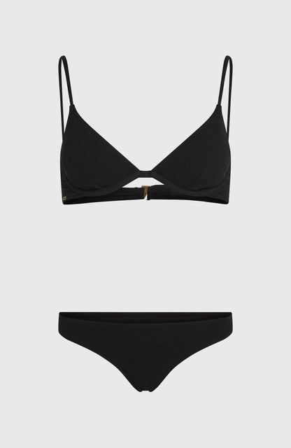 Honopu Rockey Bikini Set Women Black Out