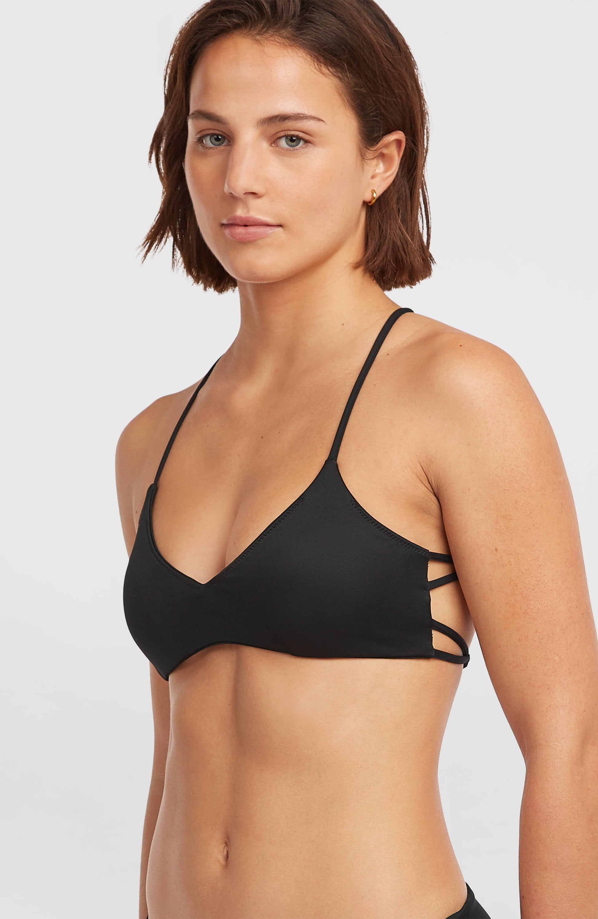 Huntington Bralette Bikini Top Women Black Out