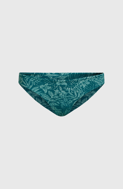 Maoi Bikini Bottoms Women Green Island Sky