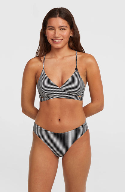 Essentials Baay Maoi Bikini Set Women Black Micro Stripe