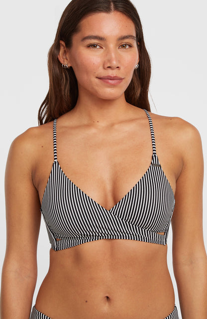 Essentials Baay Maoi Bikini Set Women Black Micro Stripe