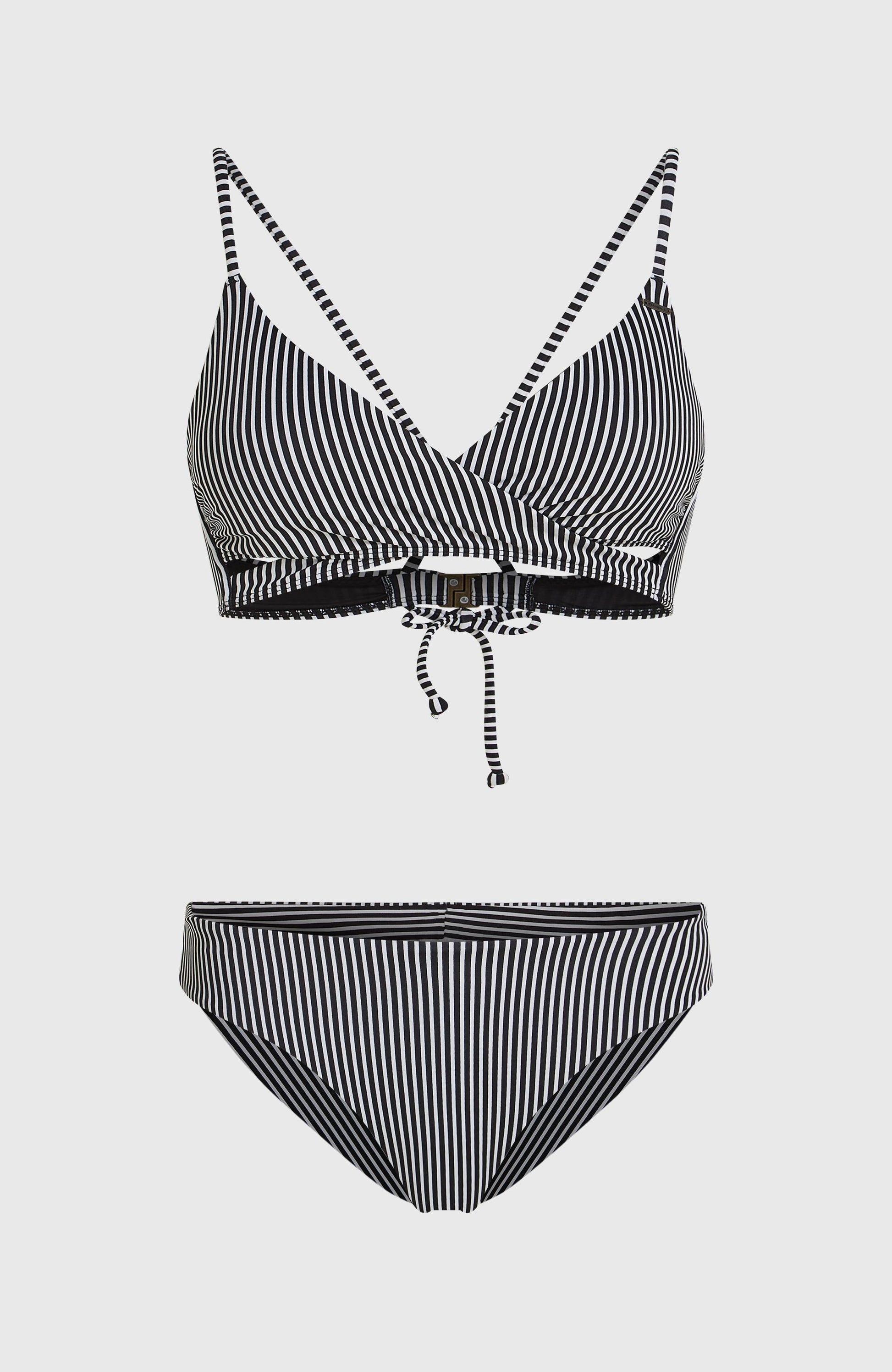 Essentials Baay Maoi Bikini Set Women Black Micro Stripe