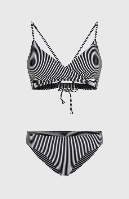 Essentials Baay Maoi Bikini Set Women Black Micro Stripe