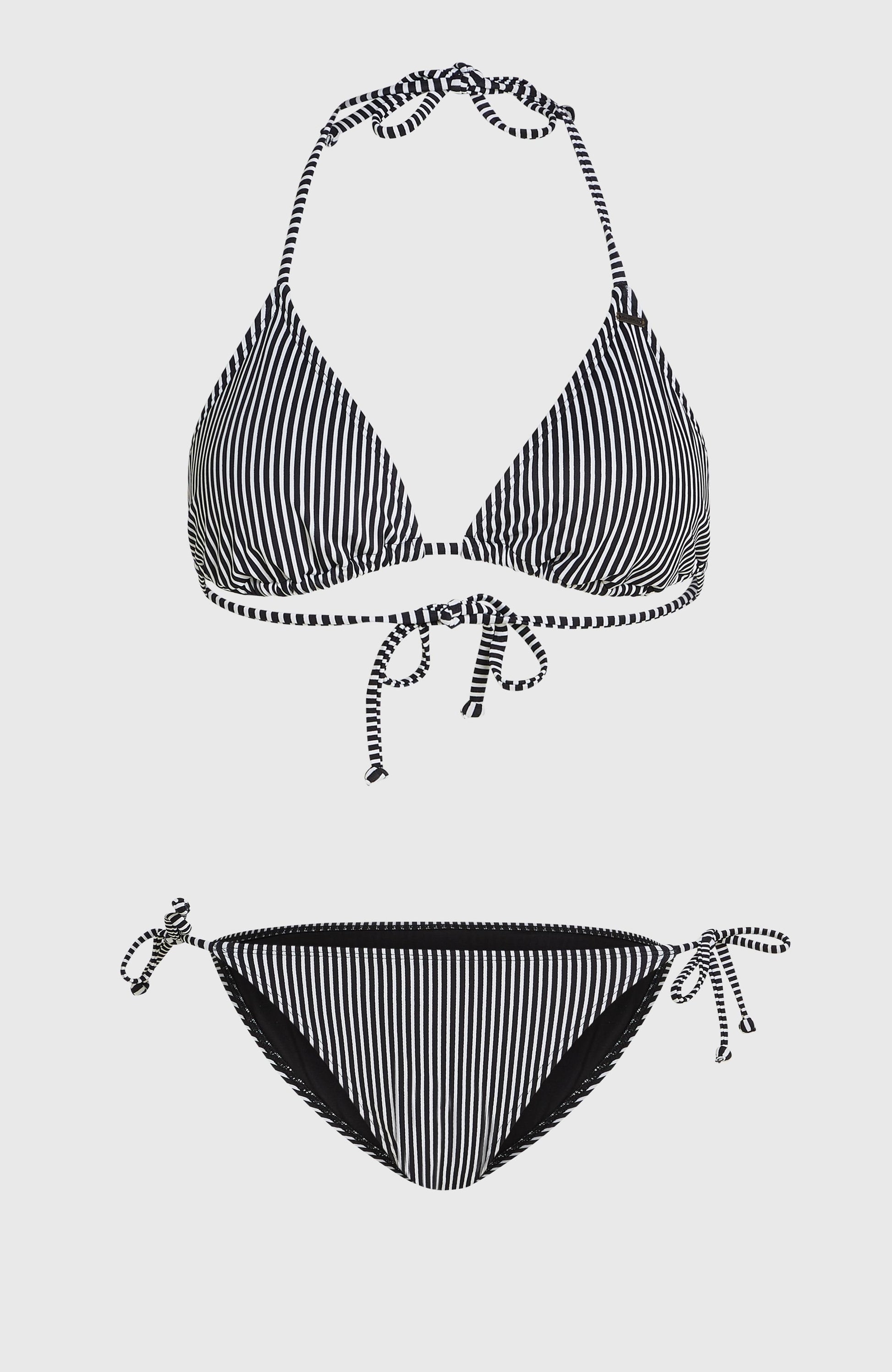 Essentials Capri - Bondey Bikini Set Women Black Micro Stripe