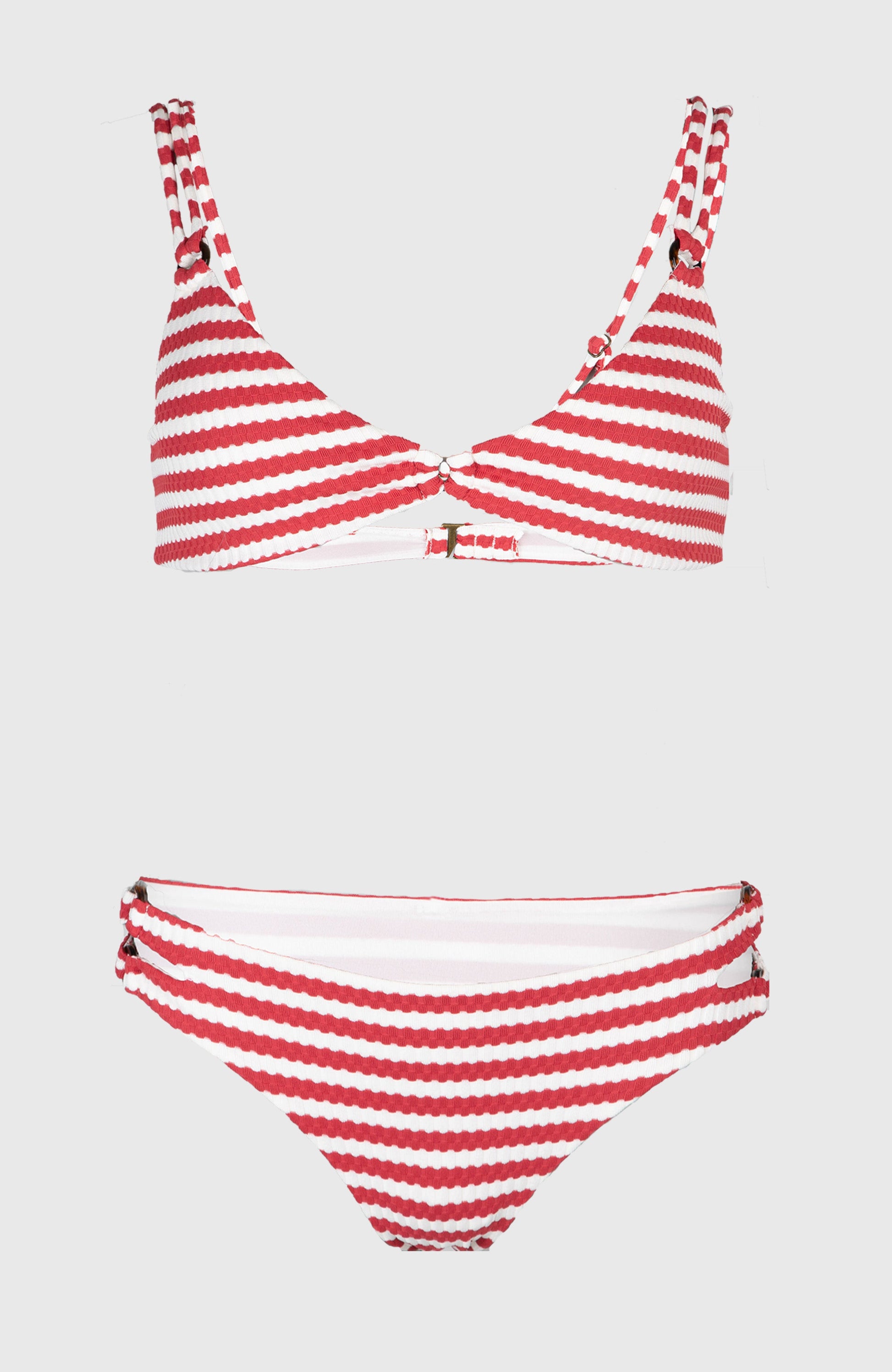 O'Riginals Bikini Set Women White/Red Originals Stripe