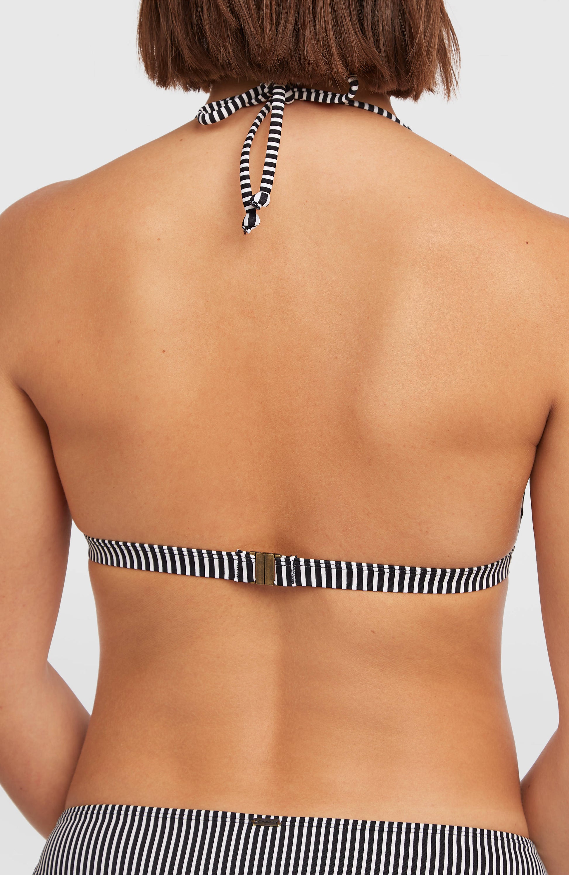 Essentials Marga Cruz Bikini Set Women Black Micro Stripe