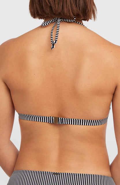 Essentials Marga Cruz Bikini Set Women Black Micro Stripe