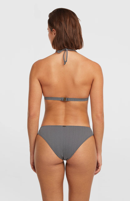 Essentials Marga Cruz Bikini Set Women Black Micro Stripe