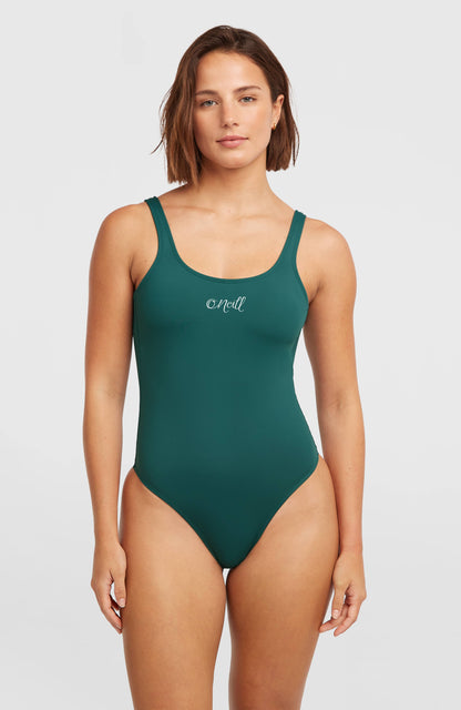 Essentials Script Swimsuit Women Botanical Heat
