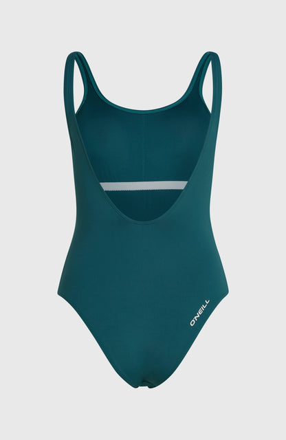 Essentials Script Swimsuit Women Botanical Heat