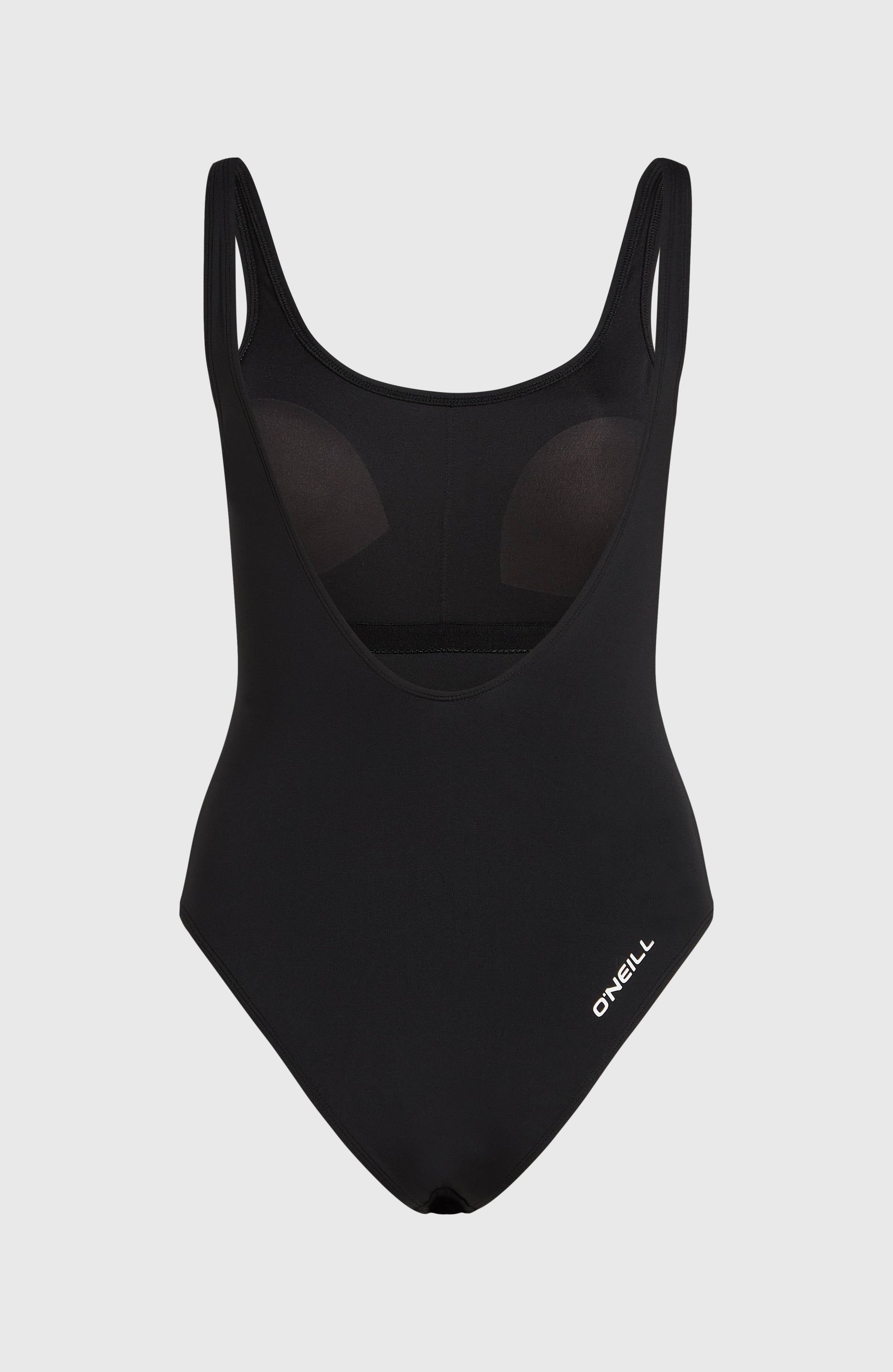 Essentials Script Swimsuit Women Black Out