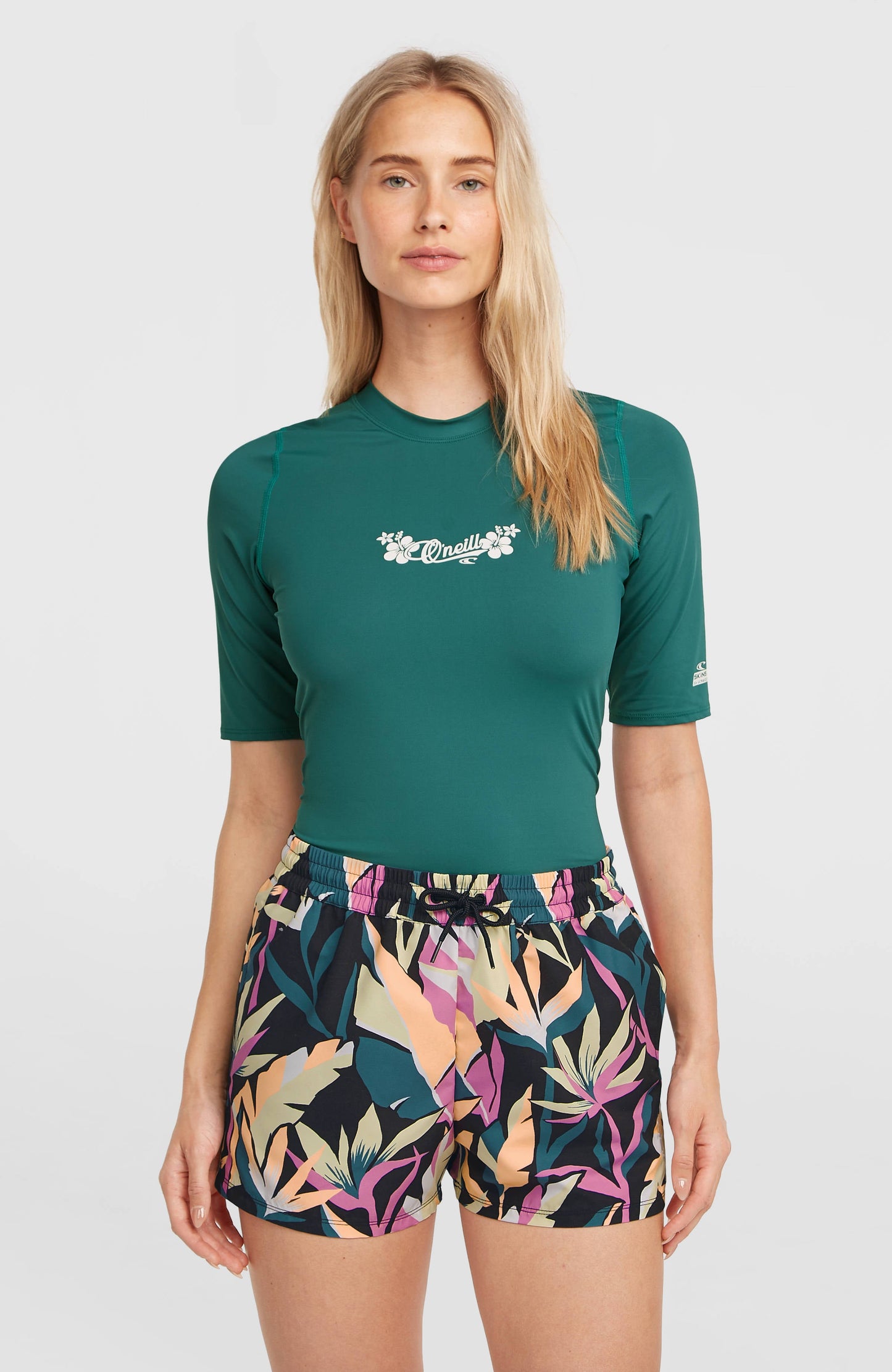 Essentials 12'' All-Over Print Swimshorts Women Black Wmns Tropicana