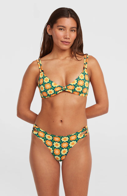 O'Riginals Bikini Set Women Green Retro Flower