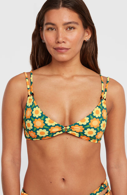 O'Riginals Bikini Set Women Green Retro Flower