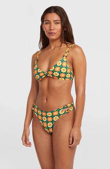 O'Riginals Bikini Set Women Green Retro Flower