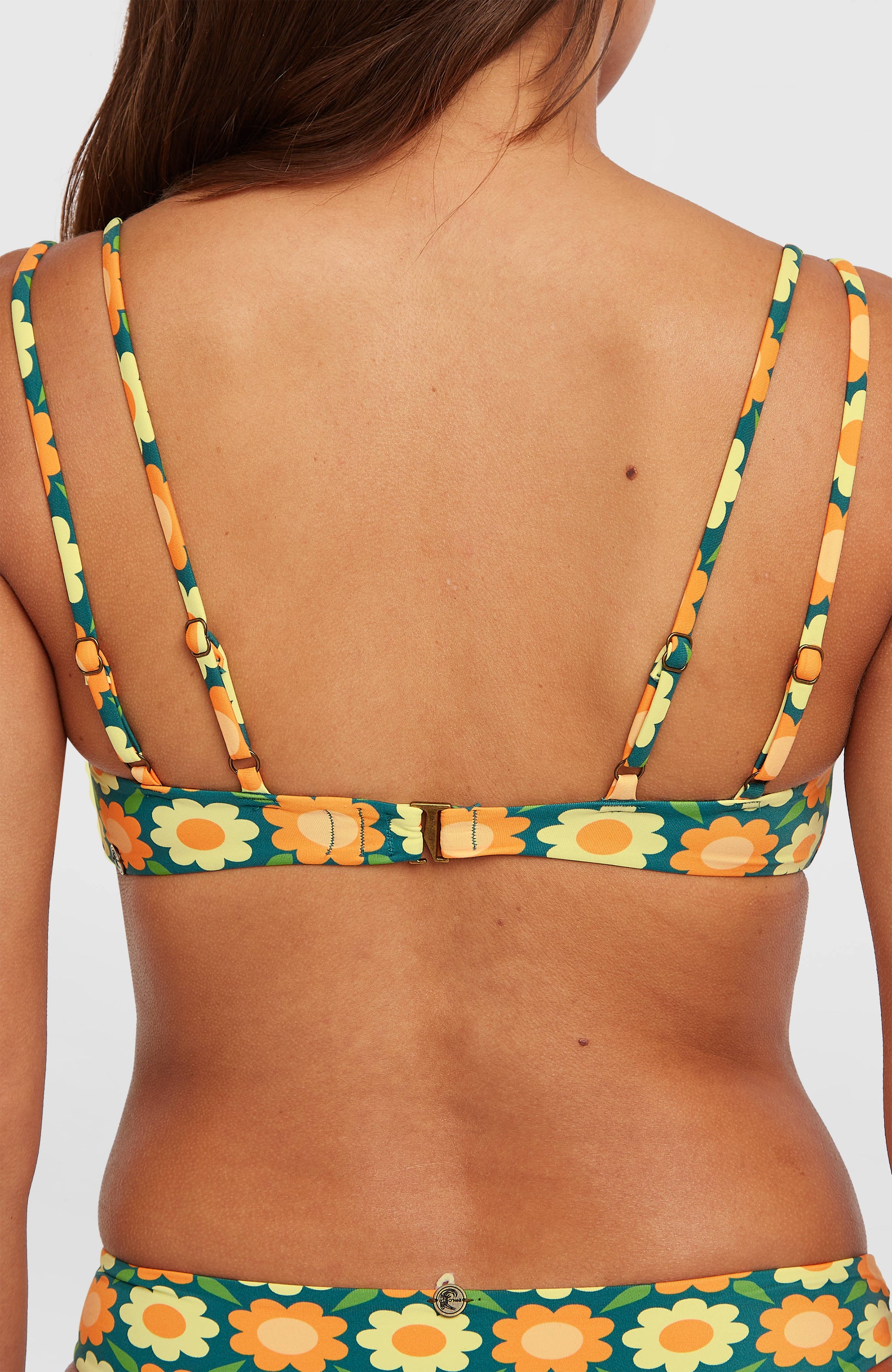 O'Riginals Bikini Set Women Green Retro Flower