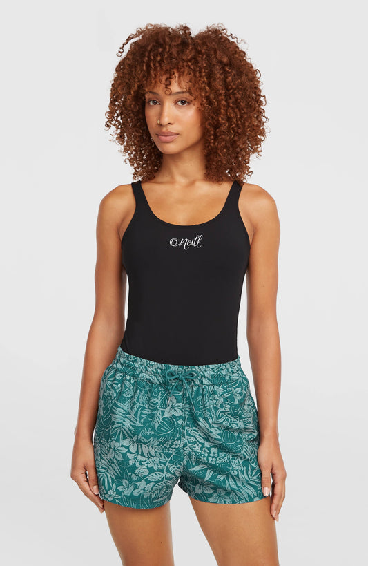 Essentials 12'' All-Over Print Swimshorts Women Green Island Sky