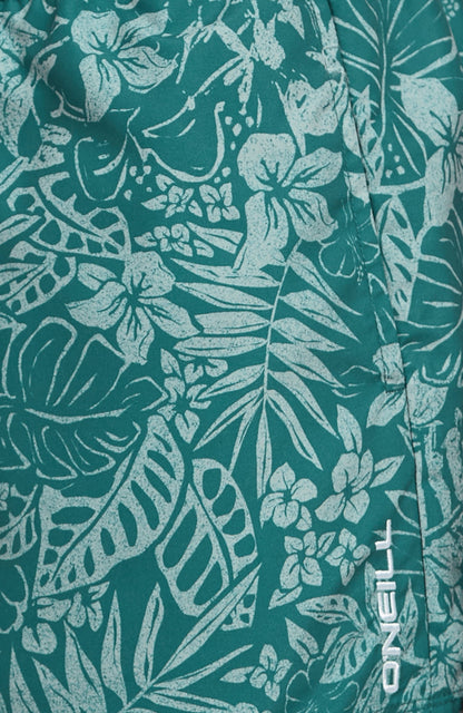 Essentials 12'' All-Over Print Swimshorts Women Green Island Sky