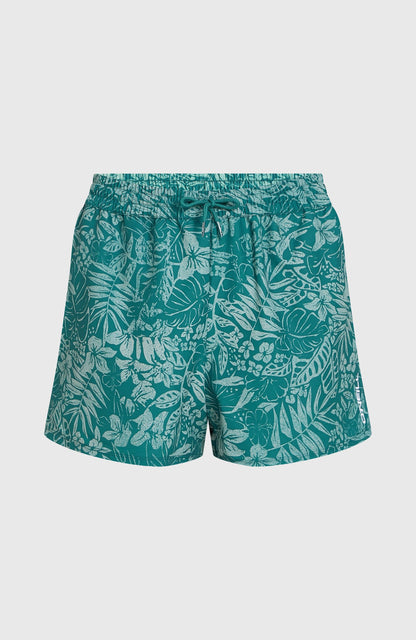 Essentials 12'' All-Over Print Swimshorts Women Green Island Sky