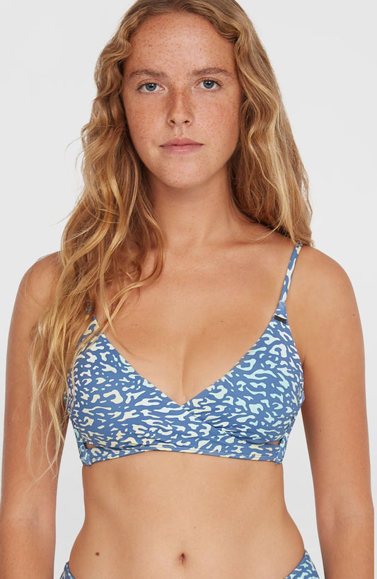 Baay Bikini Top Women Yellow Animal Blur