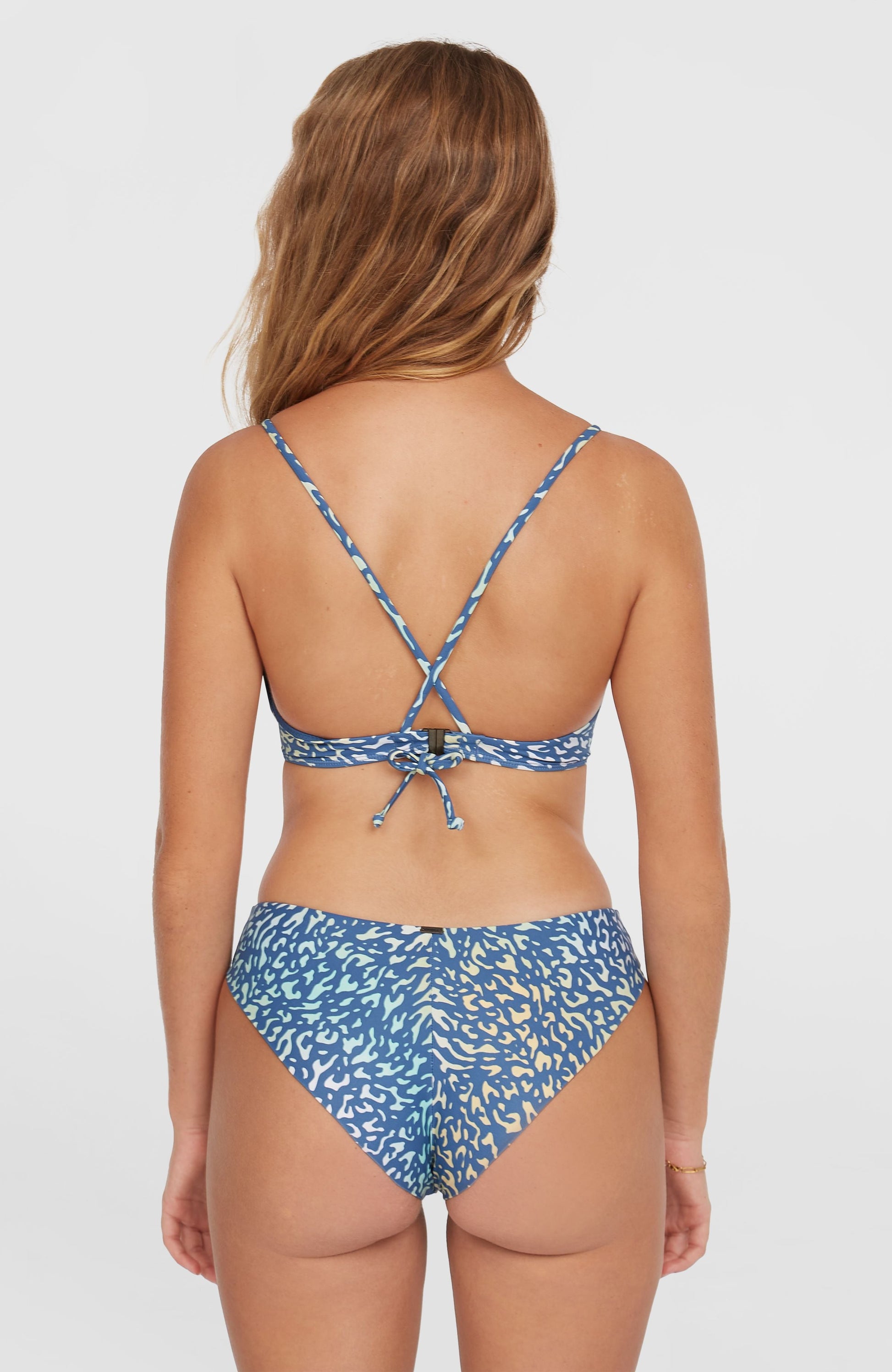 Baay Bikini Top Women Yellow Animal Blur