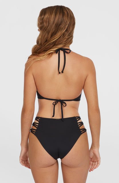 Boulders Strappy Sides Bikini Bottoms Women Black Out
