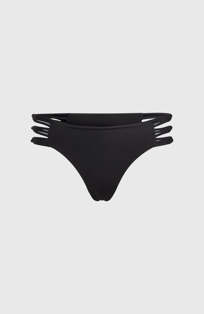 Boulders Strappy Sides Bikini Bottoms Women Black Out