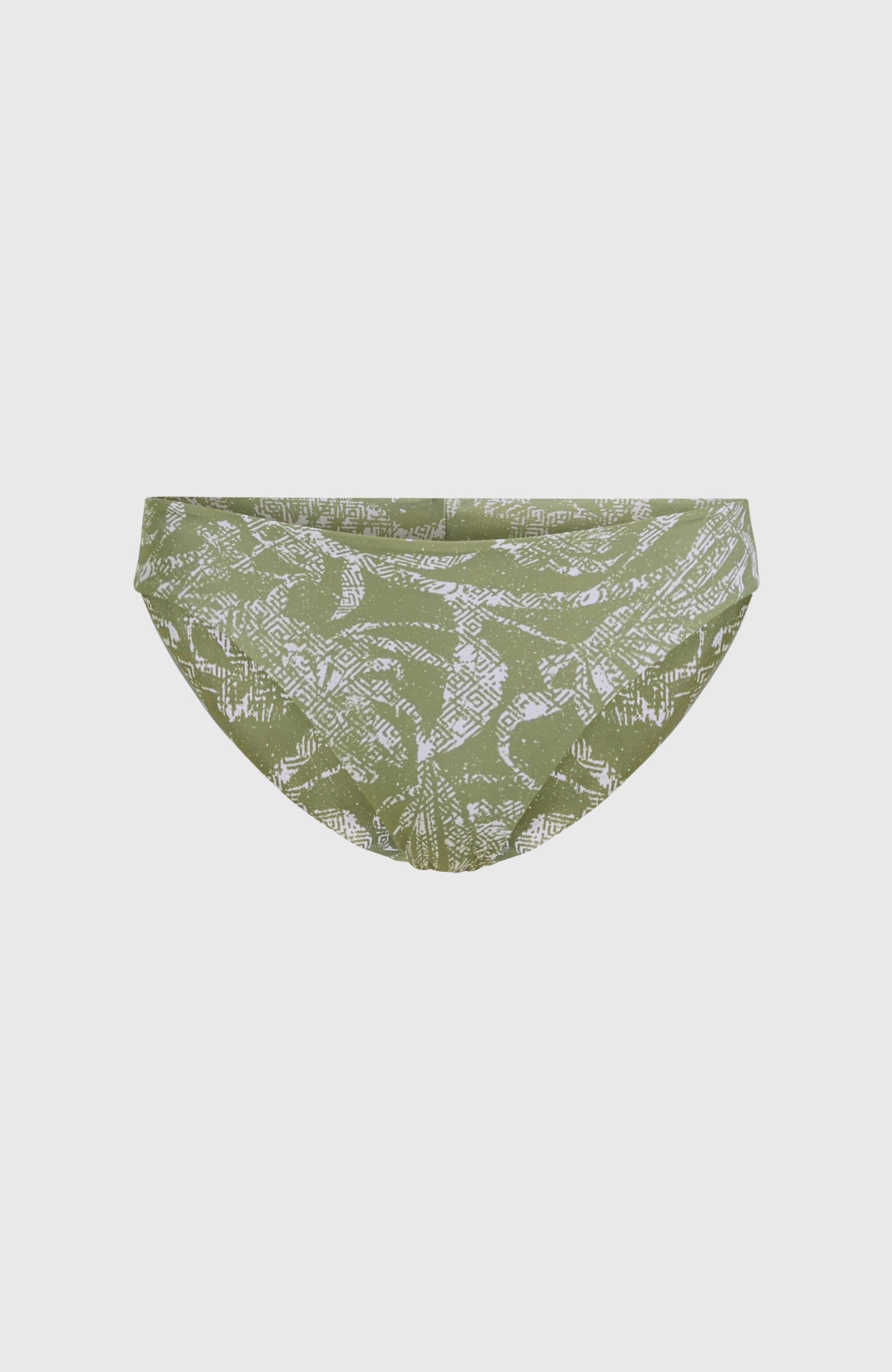 Maoi Bikini Bottoms Women Green Textured Jungle