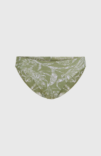 Maoi Bikini Bottoms Women Green Textured Jungle