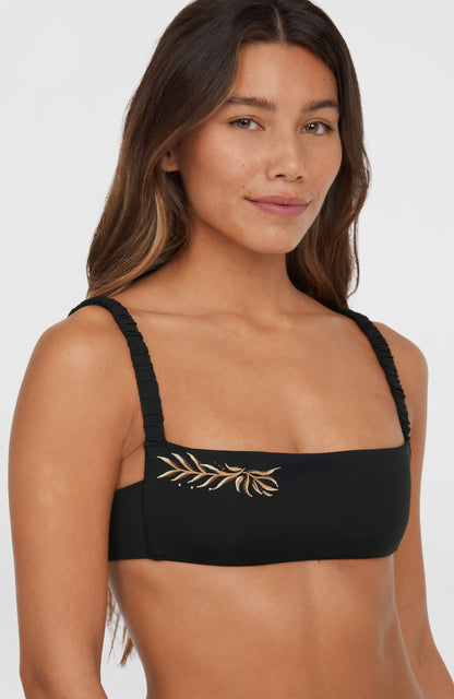 Bundoran Flamenco Embroidery Bikini Set Women Black Out
