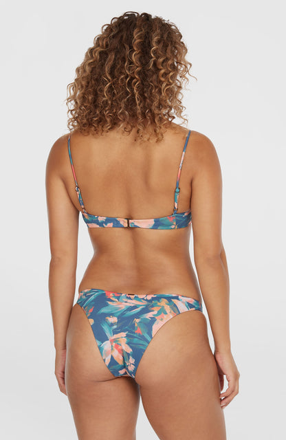 Pismo Flamenco Bikini Set Women Blue Painted Tropics