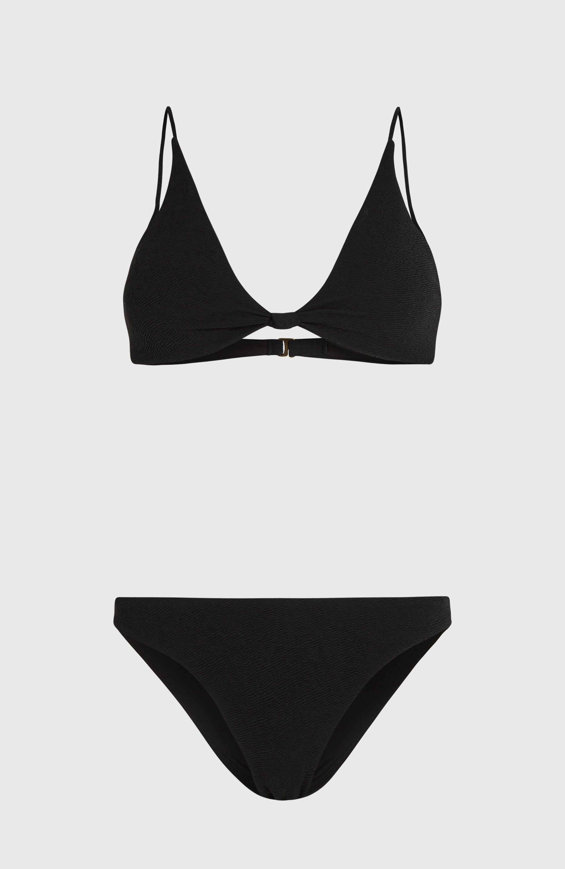Pismo Flamenco Bikini Set Women Black Out